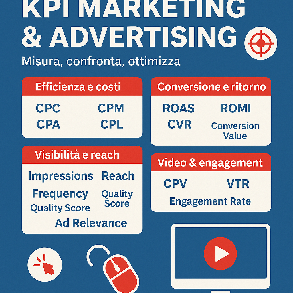 kpi per il marketing in grafica