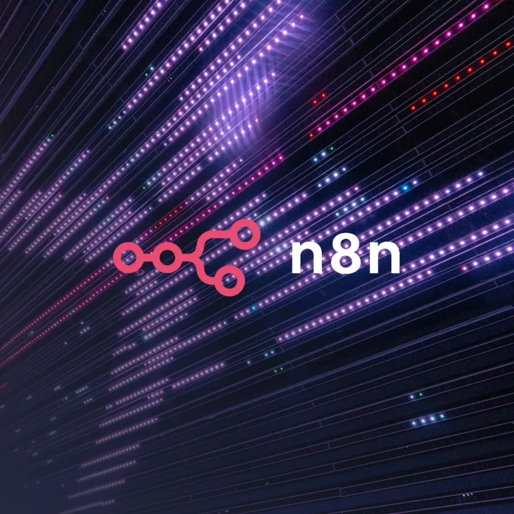 Immagine di copertina che rappresenta l’automazione dei workflow con n8n integrata con agenti AI e MCP, per ridurre l’operatività manuale e migliorare l’efficienza aziendale.