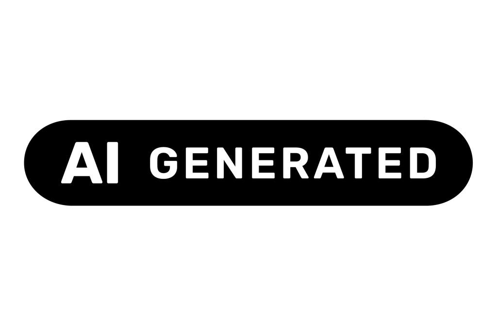 AI - fully AI-generated image icon
