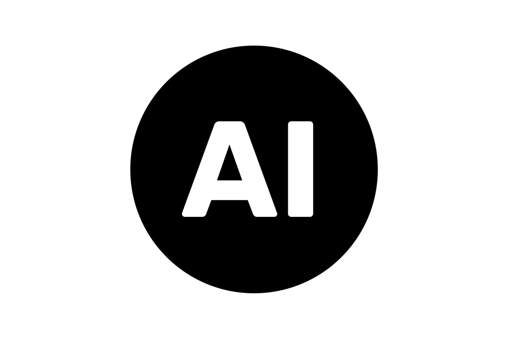 AI - basic AI-generated image icon
